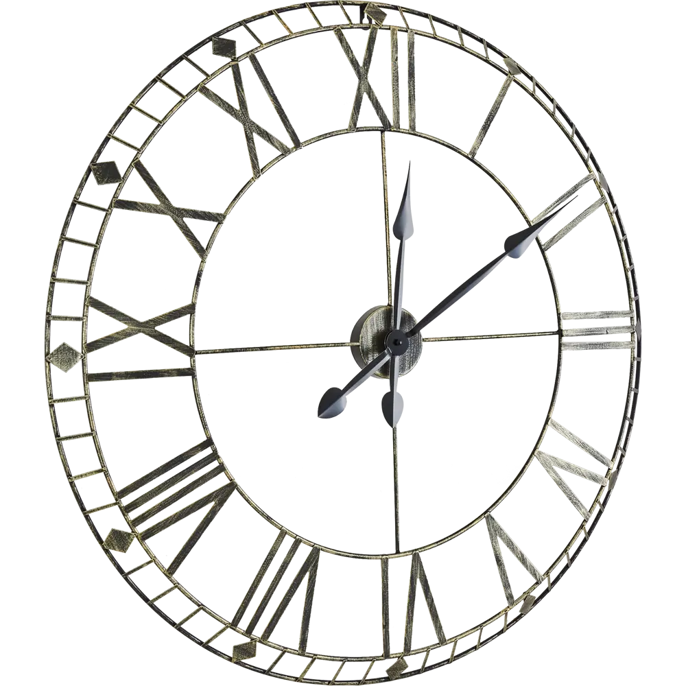 Часы настенные Vintage 77 см цвет сталь 82950319 STLM-2170017 Atmosphera  - Вид №2