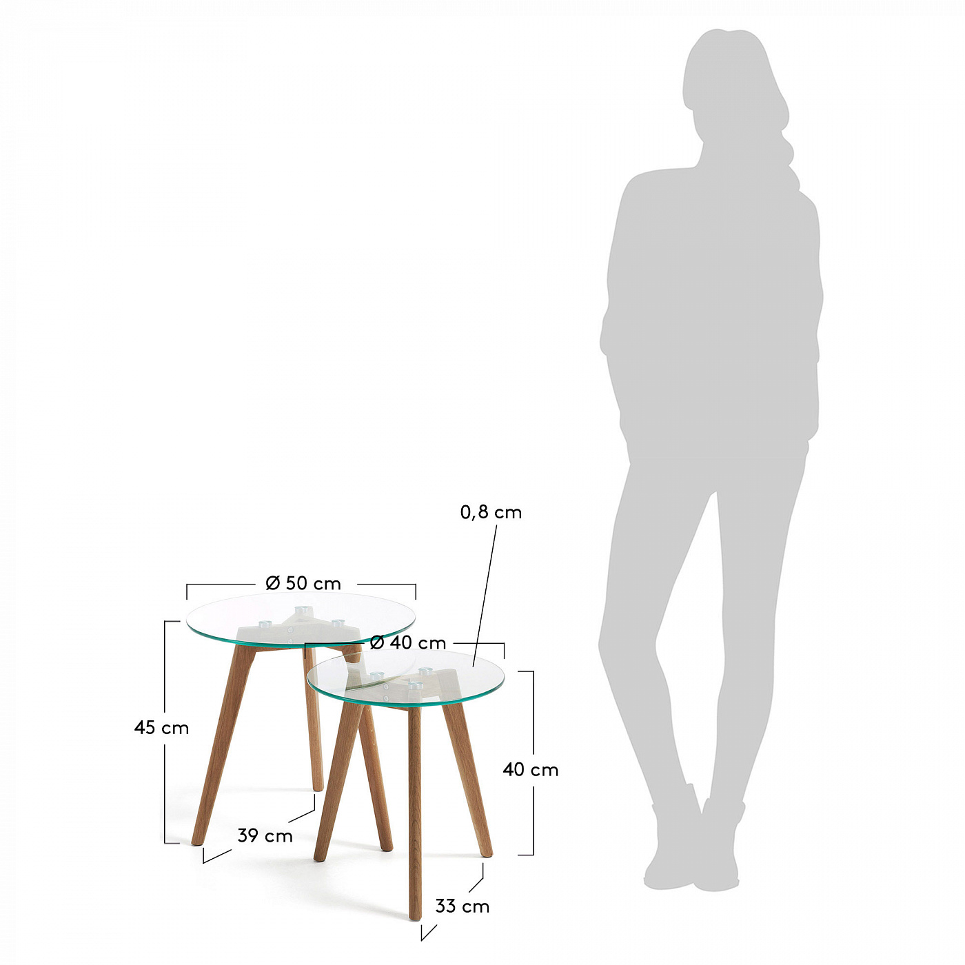 023569 Набор столиков Brick La Forma Kirb  - Вид №7