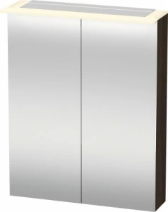 XL759206969 X-Large Зеркальный шкафчик Орех брашированный (натуральный шпон)