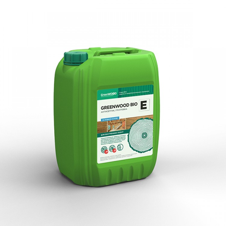 GWB-ES/20 GreenLAB GREENWOOD BIO E Готовый раствор, 20 л, антисептик, грунтовка 
