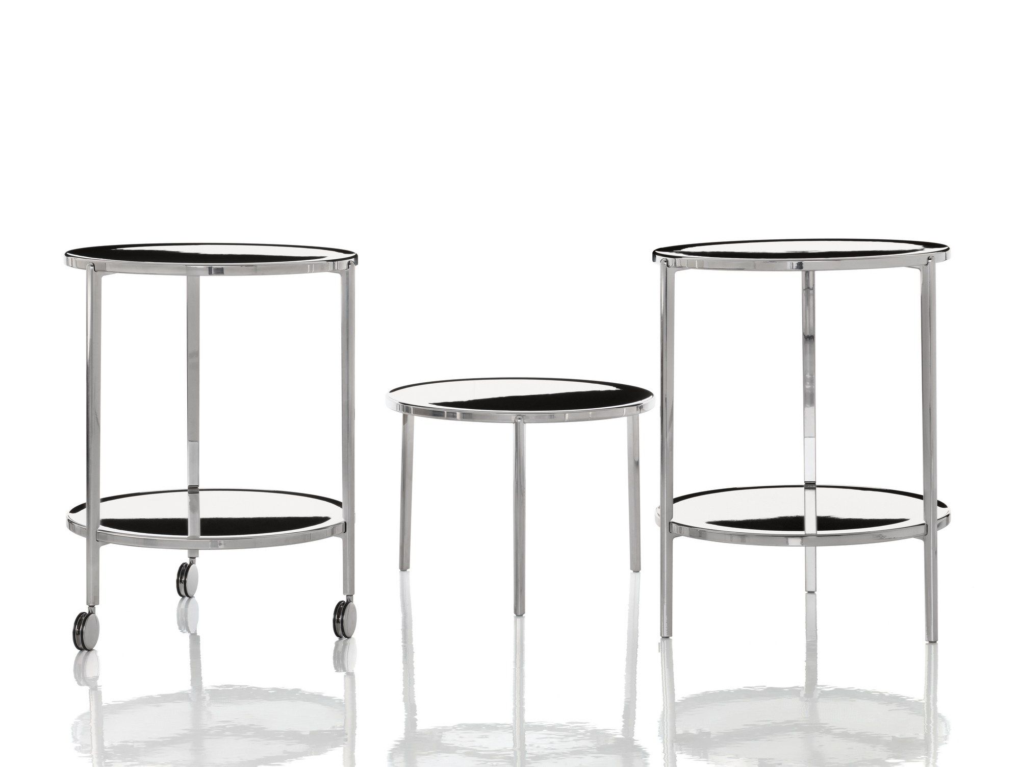 Алюминиевый низкий журнальный столик с колесами Magis тамбур ARCH-00042696 - Вид №1