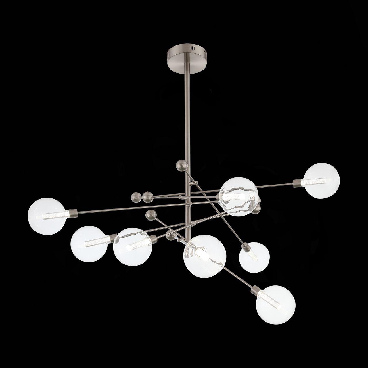 Подвесная светодиодная люстра ST Luce Giacio SL377.302.08 бронза ST LUCE ДИЗАЙНЕРСКИЕ, GIACIO, ШАР 279972 Бронза  - Вид №3