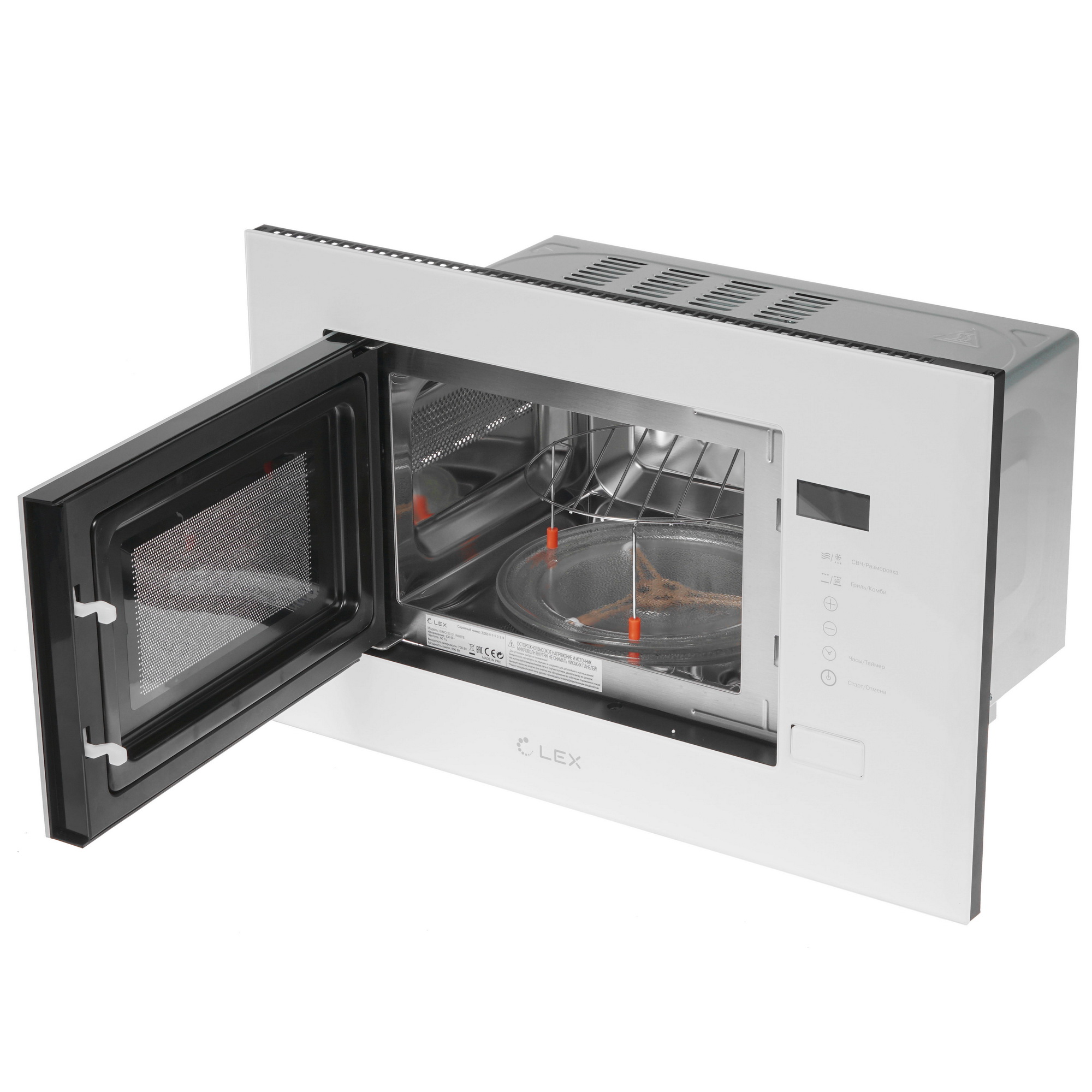 8161241 Встраиваемая микроволновая печь LEX BIMO 20.01 белый STDN-0002767 - Вид №4