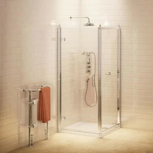 Дверь на петлях 80см с боковым экраном 90см  Burlington C20, C14