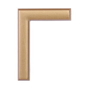 Дверная буква  «Г», 32х5х40 мм, матовое золото LJPS0064 Public Steel Россия