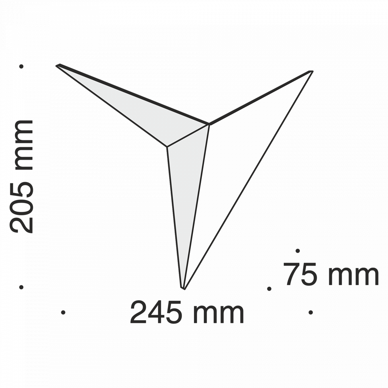Бра настенное черное 25 см Trame C808WL-L3B TECHNICAL CEILING & WALL 00-3957408 Черный  - Вид №3