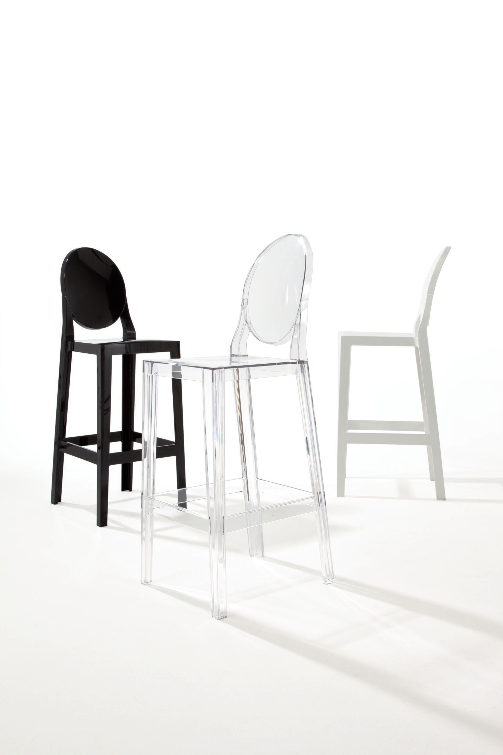 Высокий стул из поликарбоната со спинкой Kartell Ghost ARCH-00046070 - Вид №5