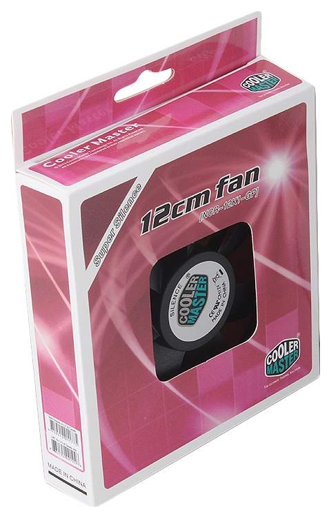NCR-12K1-GP case cooler (120x120x25, 26.5dba, molex, 100pcs/box) Cooler Master Santreyd  - Вид №3