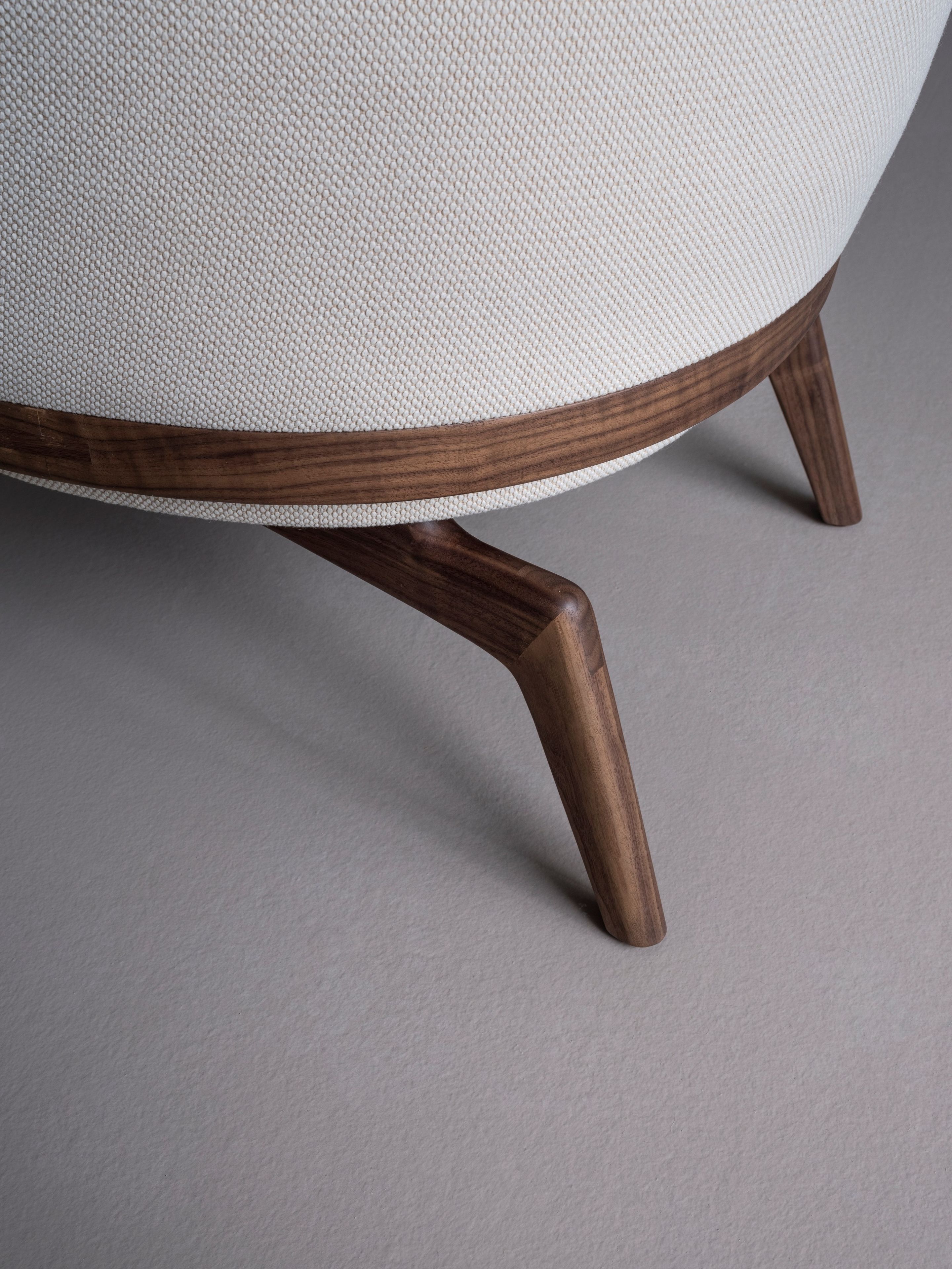 Тканевое кресло с подлокотниками PIAVAL MACARON-Contract ARCH-00095336 - Вид №4