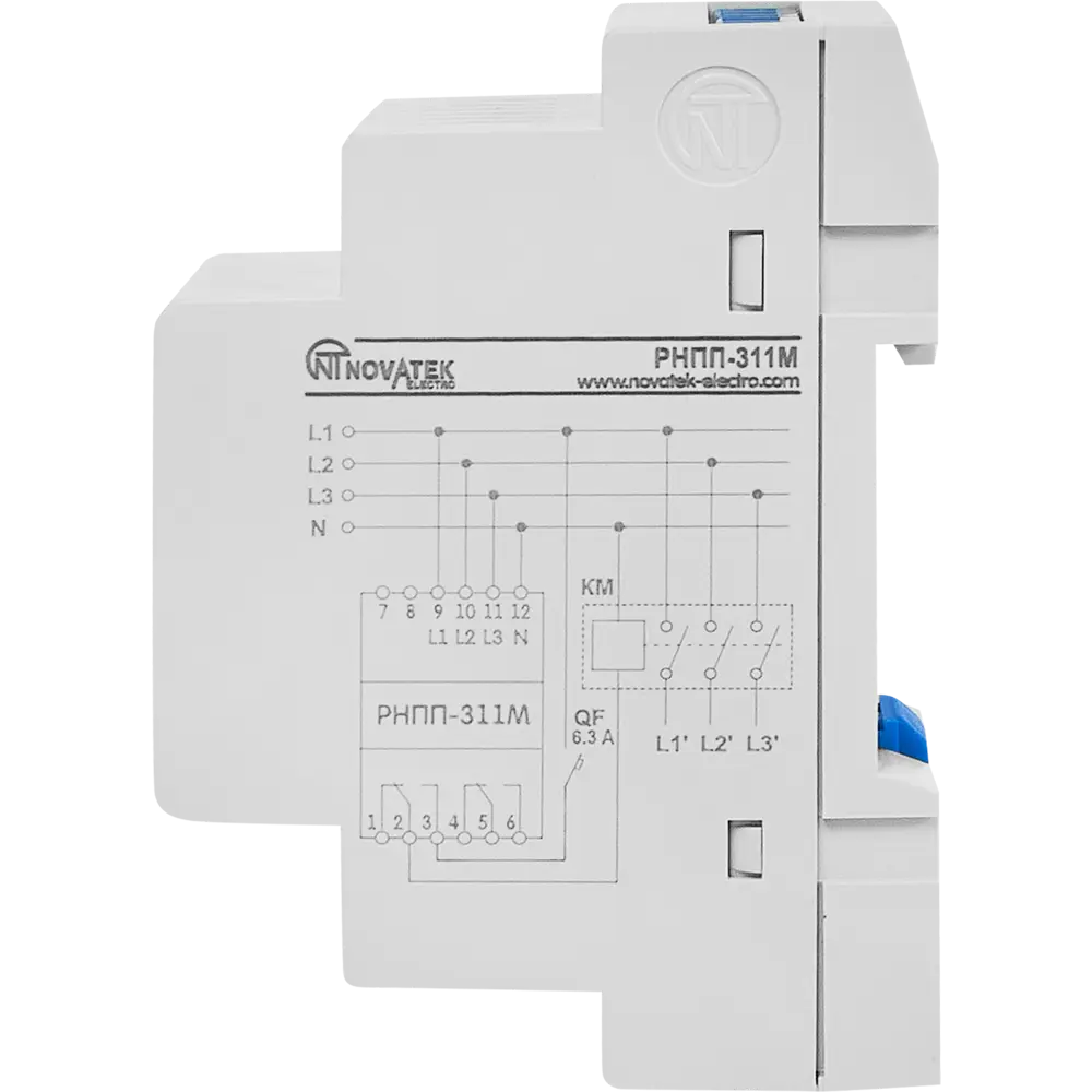 Реле контроля напряжения трехфазное РНПП-311M НовАтек-Электро STLM-2161075 - Вид №3
