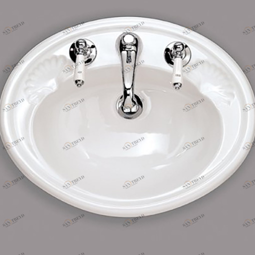 IBLI123FWIND Накладная раковина под столешницу  овальная Devon&Devon 