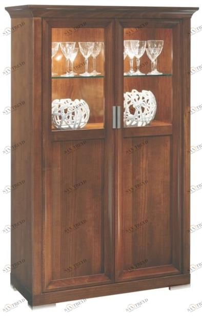 SELVA Комод вишневый с распашными дверцами Luna 7243