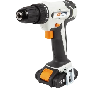 Дрель-шуруповерт аккумуляторная Dexter Power CDT112LD.4, 12 В Li-ion 2 Ач