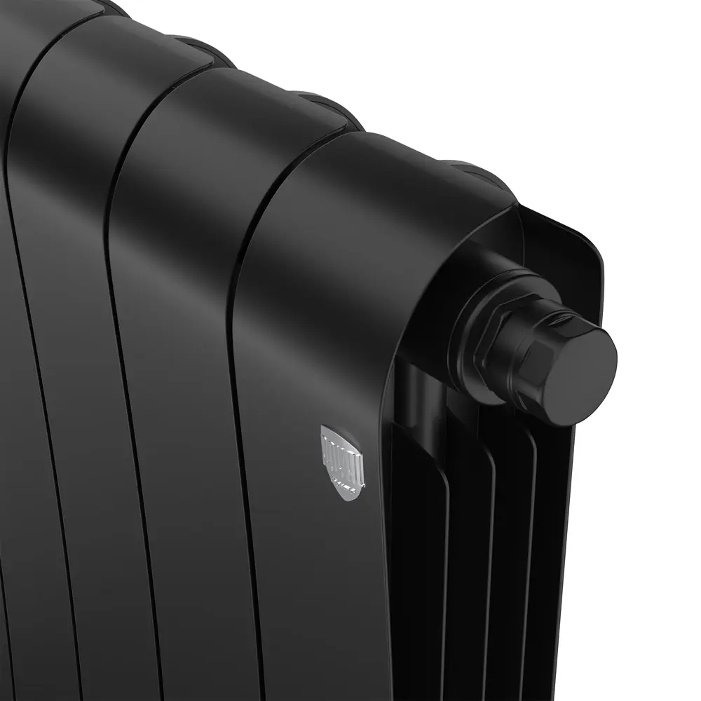 Радиатор секционный Royal Thermo Infinity NS VR80 500/90 10 секций нижнее подключение биметалл черный 89437339 STLM-2100470 INFINITY 500 V - Вид №2