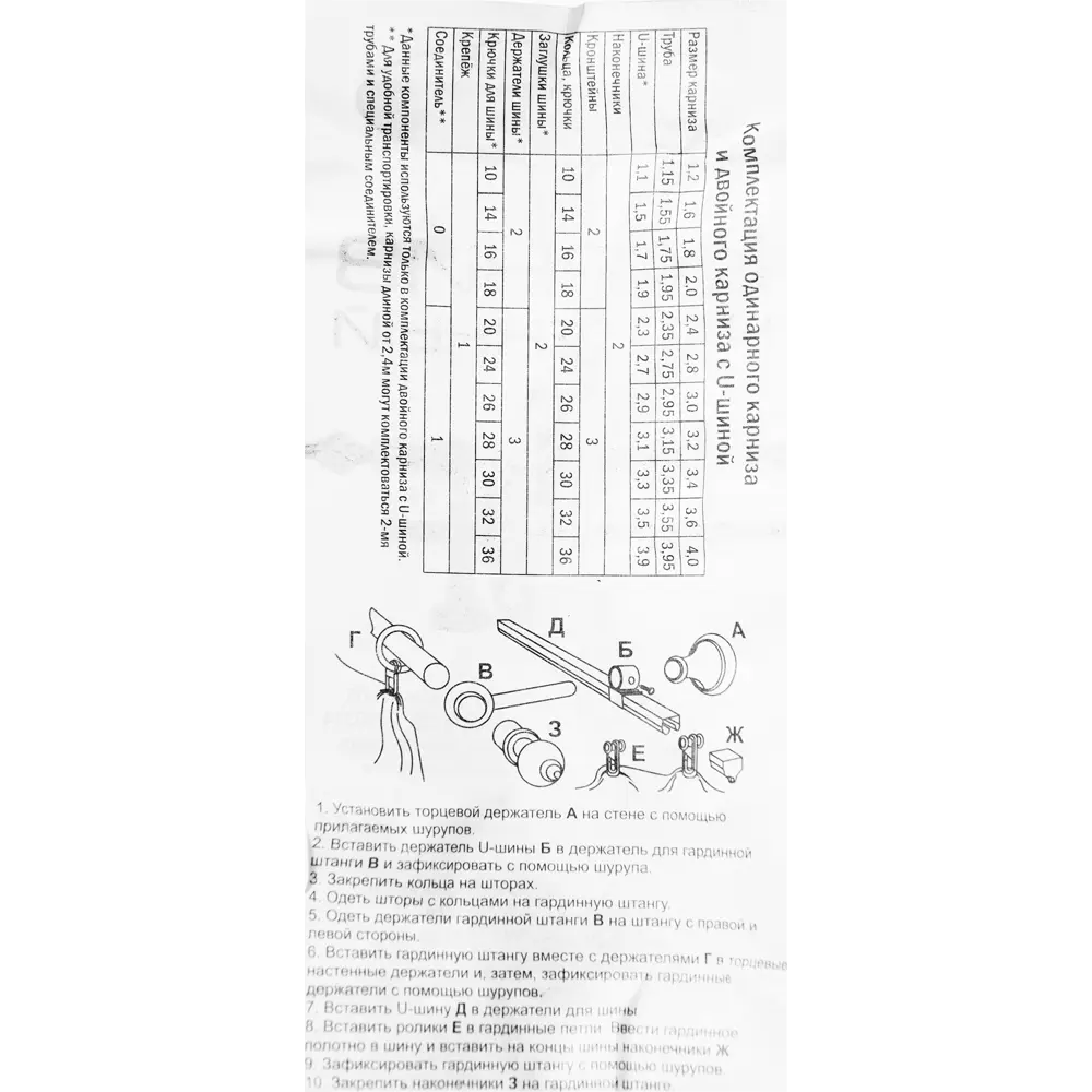 Карниз двухрядный 300 см металл/пластик цвет орех 15099470 STLM-2180287 РУССКИЕ КАРНИЗЫ Стандарт - Вид №2