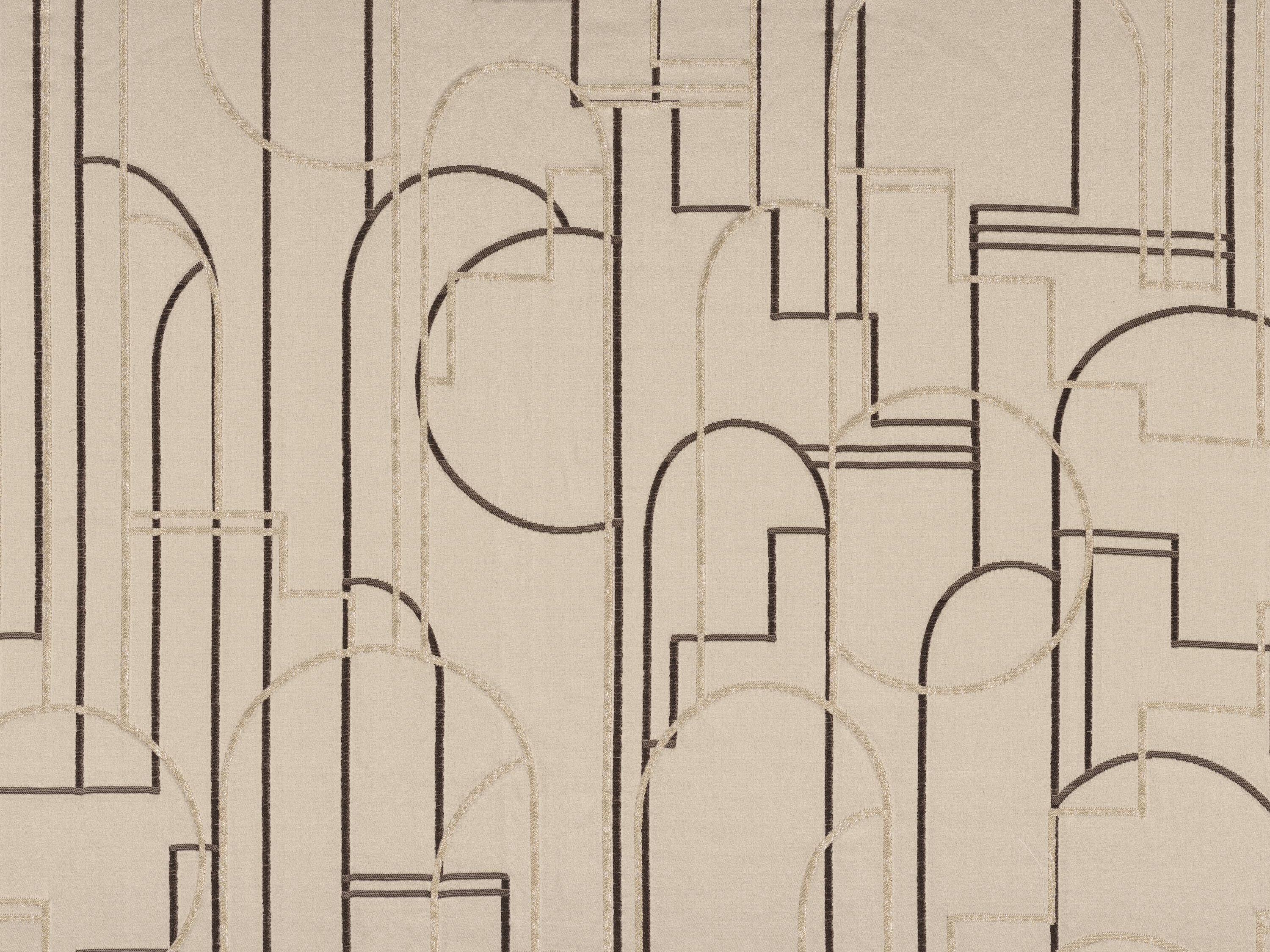 Вискозная ткань с графическим рисунком Casamance Galerie ARCH-00123245