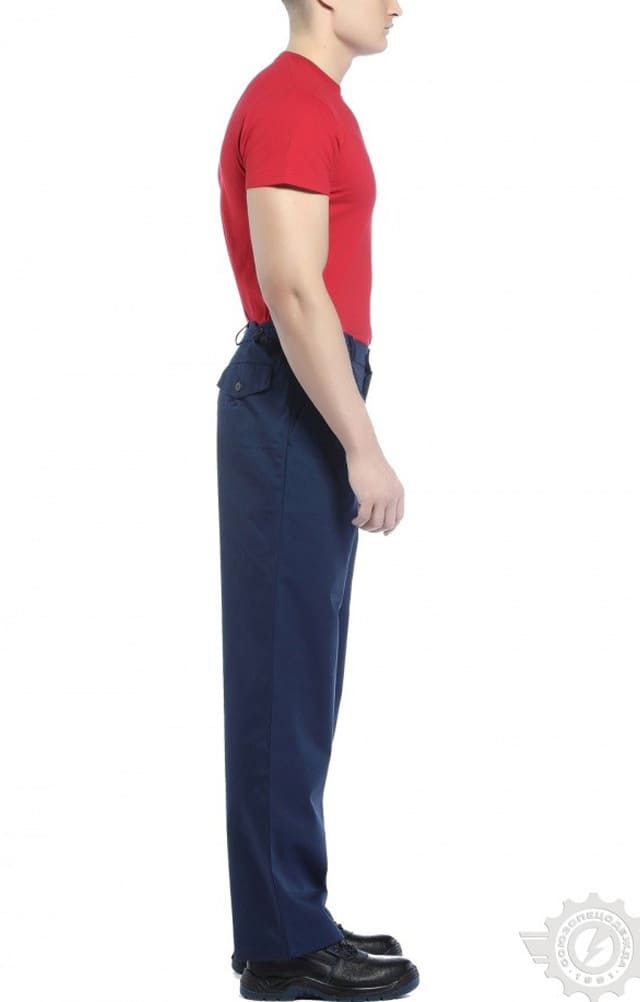 65569 Брюки "Гарант" синие  Летняя спецодежда  размер 56-58/182-188  - Вид №4