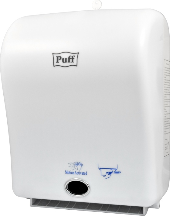 1402.118 Автоматический диспенсер рулонных полотенец пластиковый 4110 PUFF  - Вид №1