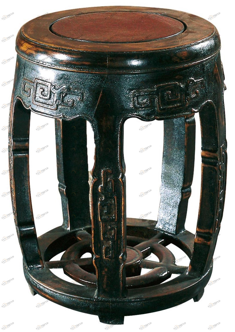 Табурет Дунь Коричневый ДОМАШНЯЯ ОБСТАНОВКА CHINA 017400 Коричневый Santreyd 