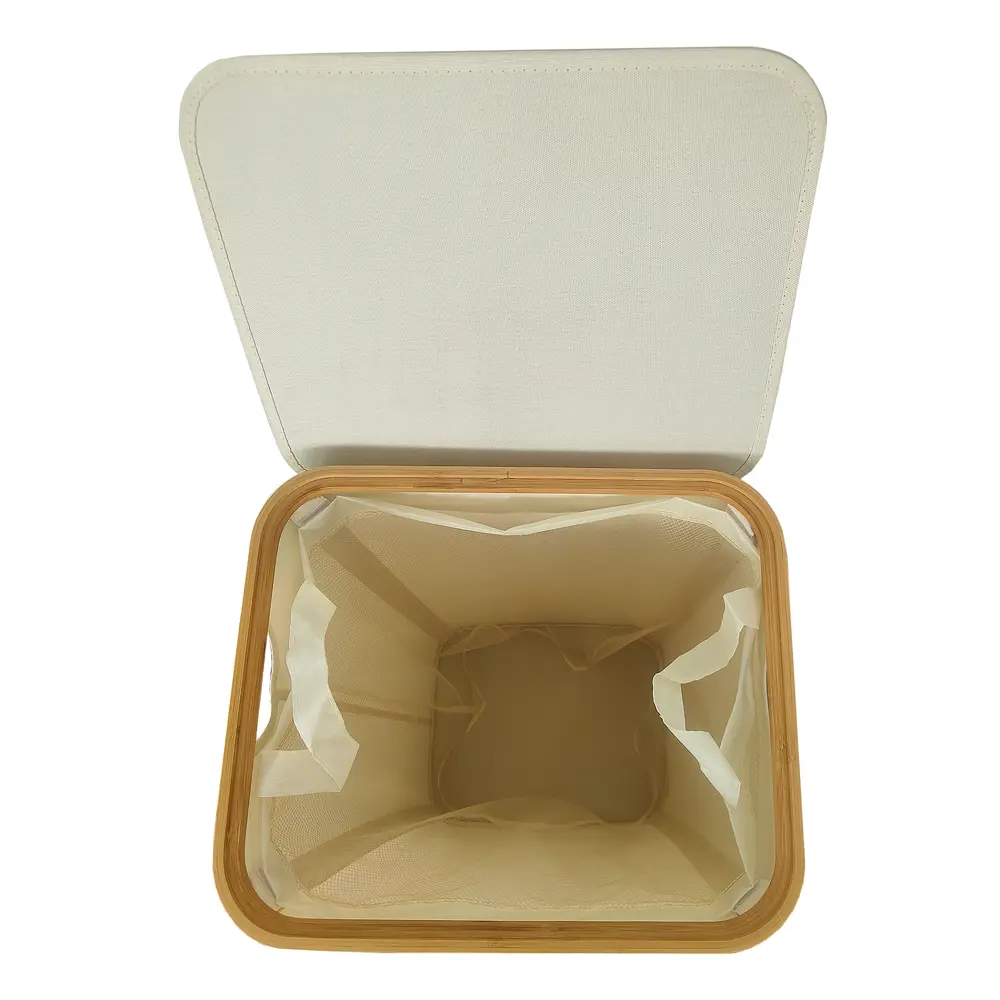 Корзина для белья Сахалин 100 л цвет кремовый Santreyd STLM-2044499 - Вид №3