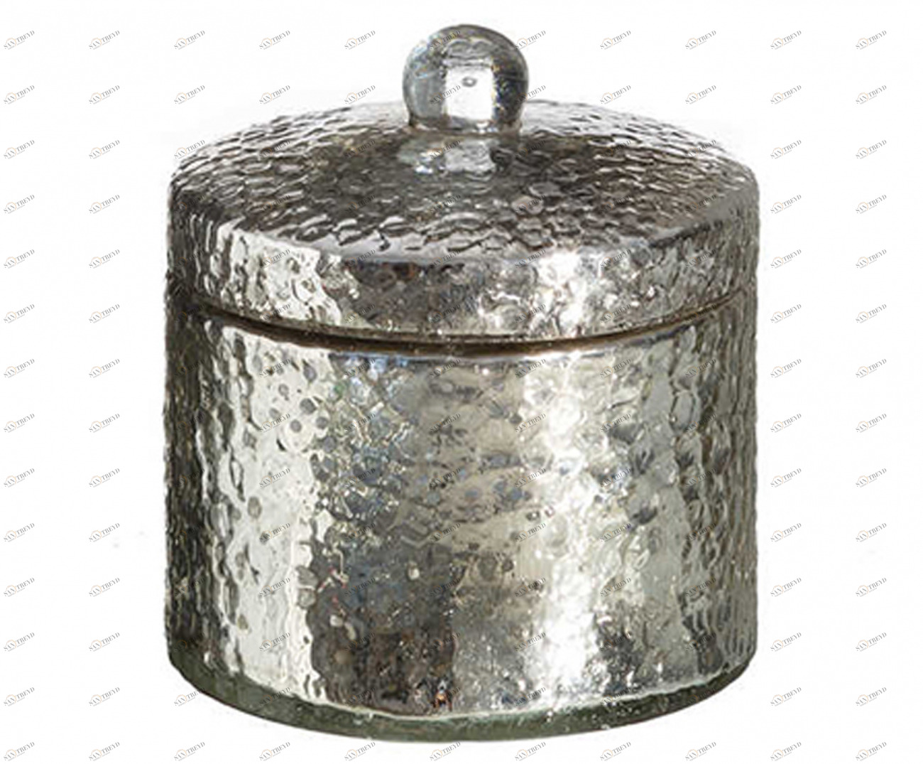 Шкатулка серебристого цвета TO4ROOMS  213797 Серебристый 