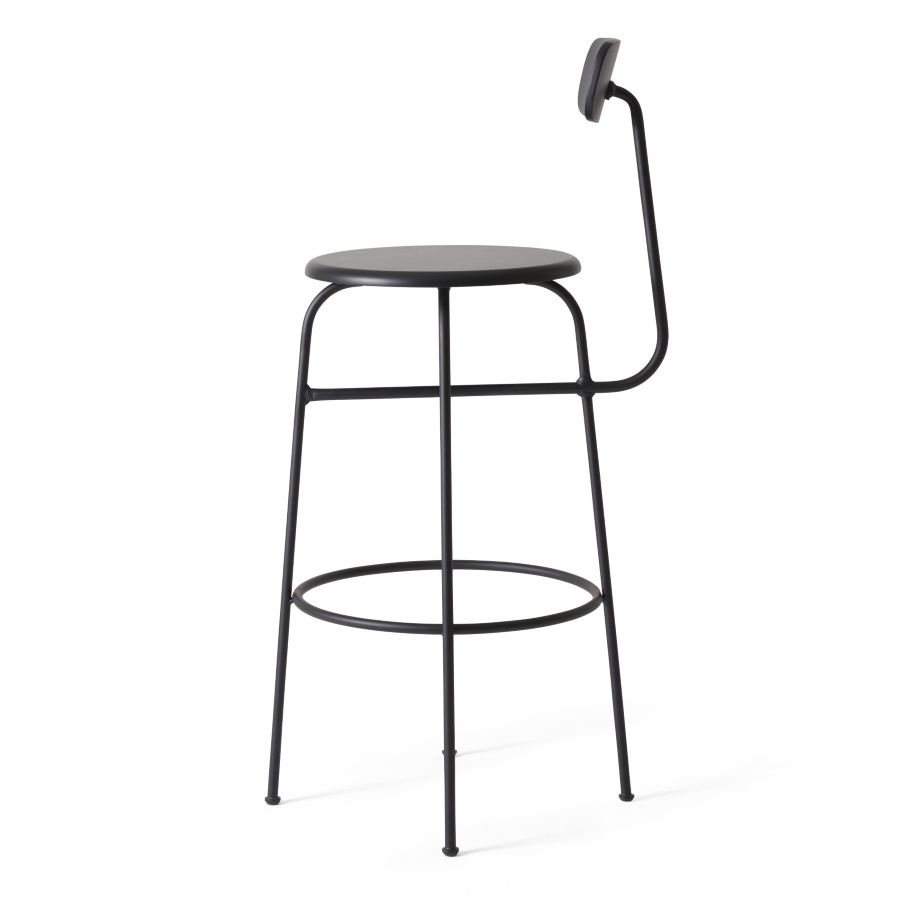 9400530 MENU Барный стул Afteroom МДФ, окрашенный в черный цвет  - Вид №7