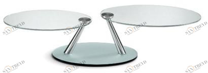NAOS Поворотный овальный журнальный столик из хрусталя sun-id-1491183