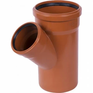 Тройник наружный ПП 160х110х45° рыжий
