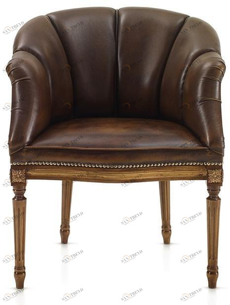 A.R. Arredamenti Кожаное кресло с подлокотниками Dolcevita 217