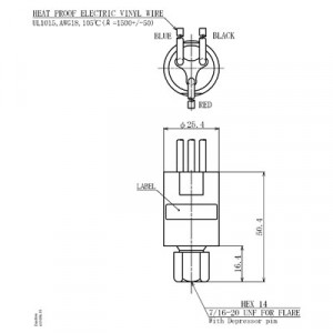 Danfoss Реле давления картриджные ACB Картриджный прессостат "ACB-2UC60W" 061F9058