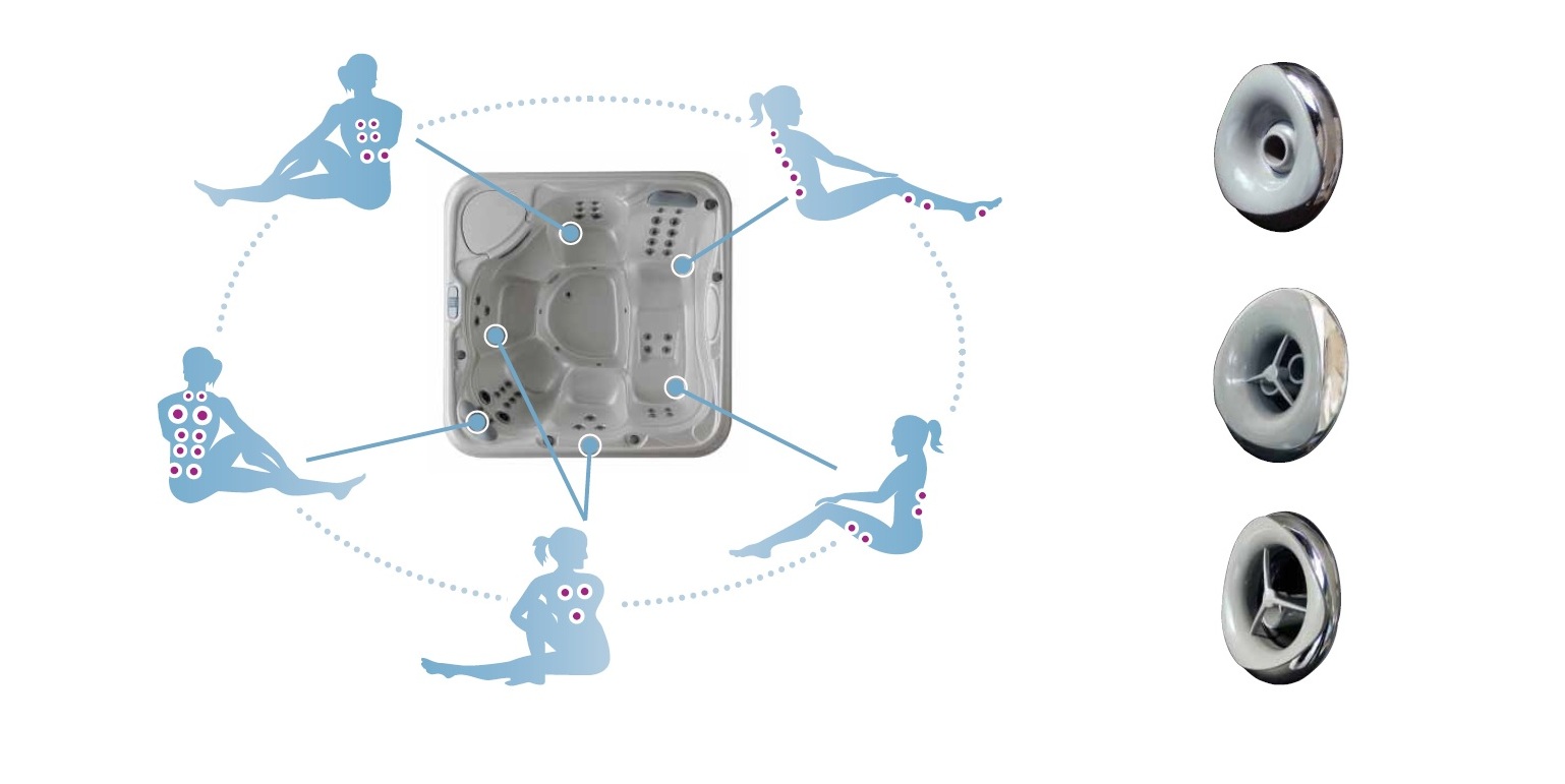 Домашний бассейн My Spa 195_E SG Glass1989 Portable Spa RQ00N110110 - Вид №2