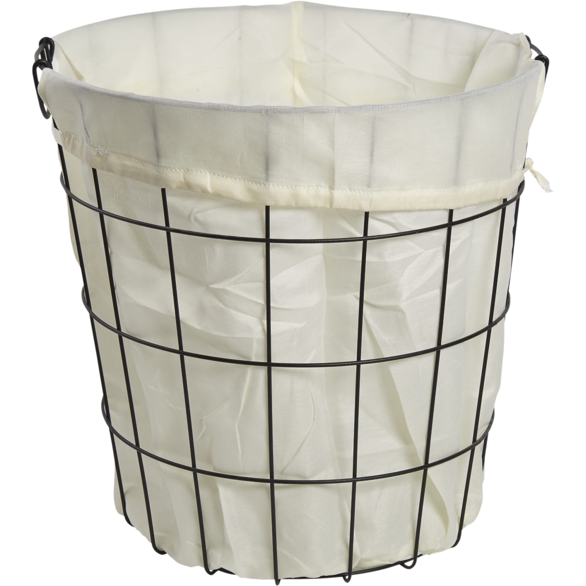 82411011 Корзина для белья с чехлом, 400x400x400 мм, цвет чёрный Аксессуары для ванных комнат Santreyd  - Вид №1