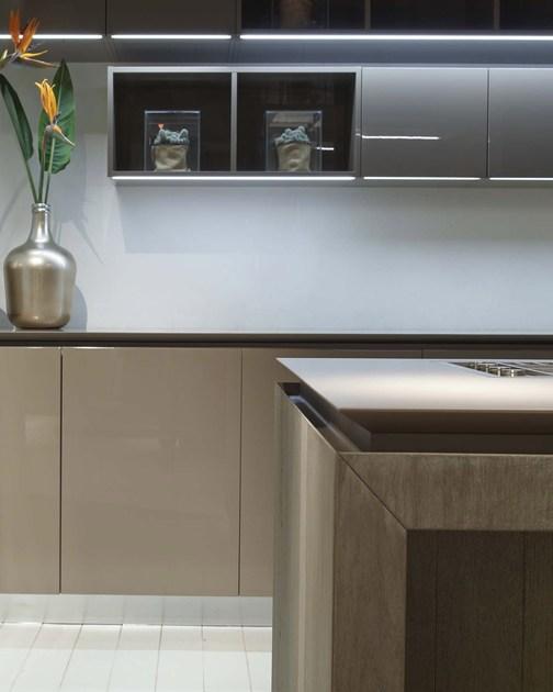 RIFRA Кухня с островом из сырого дуба, покрытого глиной Fly sun-id-1383139 - Вид №2