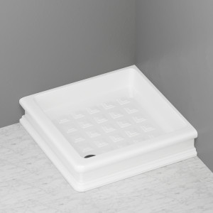 134101 Душевой поддон квадрат 80x80 цвет Белая глазурь Kerasan RETRO Италия