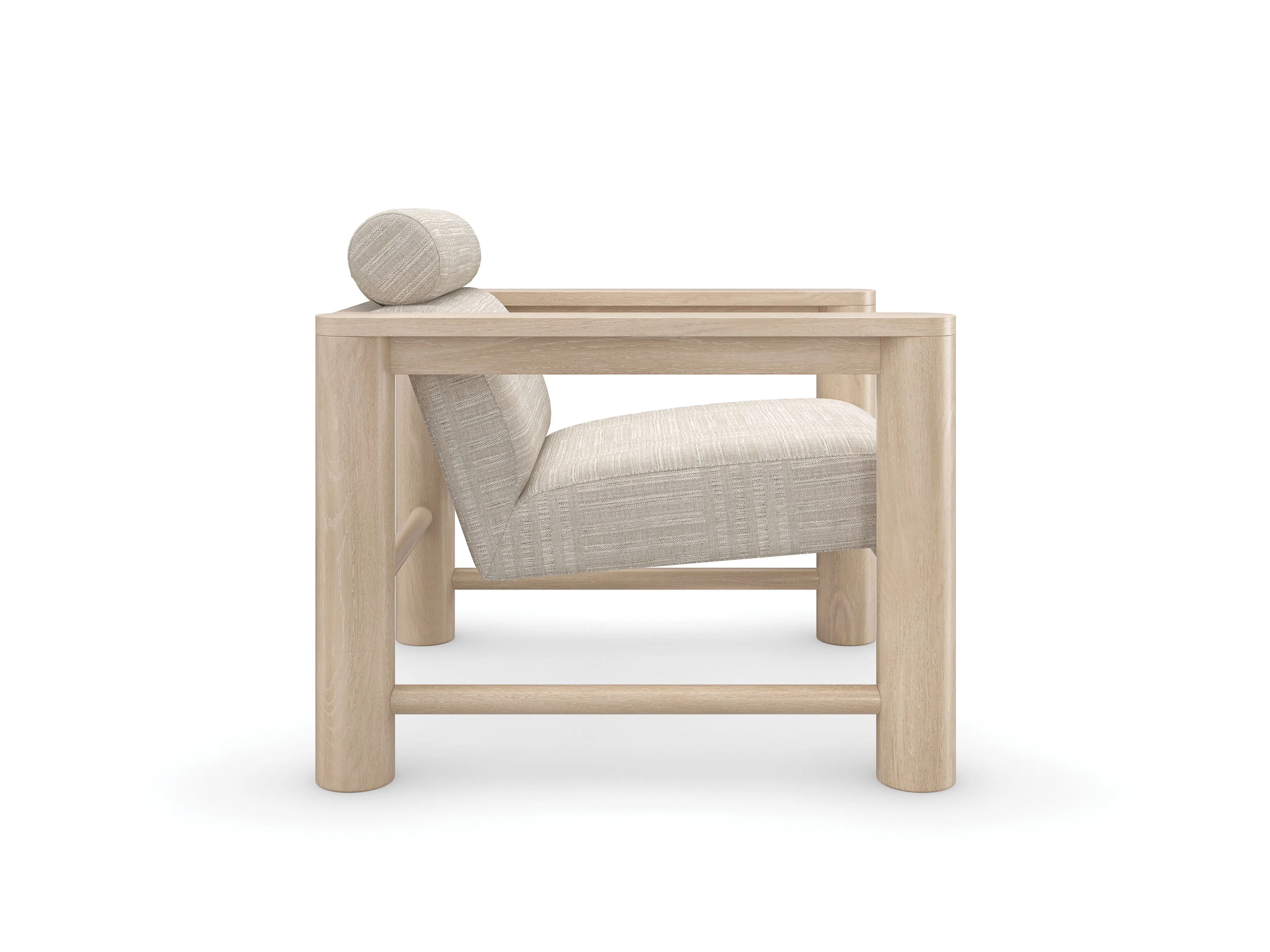 Тканевое кресло с подголовником Caracole Unity ARCH-00049170 - Вид №6