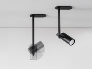 Поворотный точечный светильник из стали с порошковым покрытием