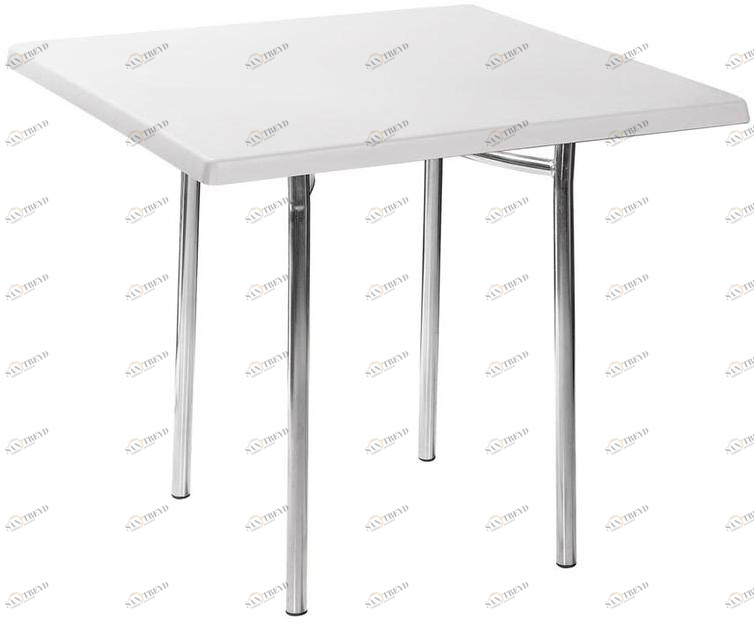 2668 Стол Tiramisu 80*80 белый R-HOME 460402+1705051pure_white