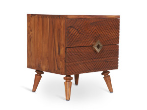 Тумбочка из тикового дерева с ящиками