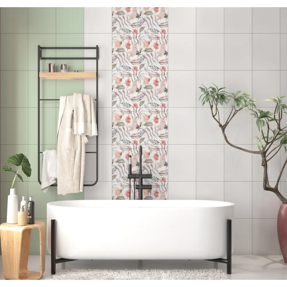 Плитка настенная «Крайола» 25x33 см 1.49 м² цвет светло-зелёный LB CERAMICS STLM-2118237 - Вид №2