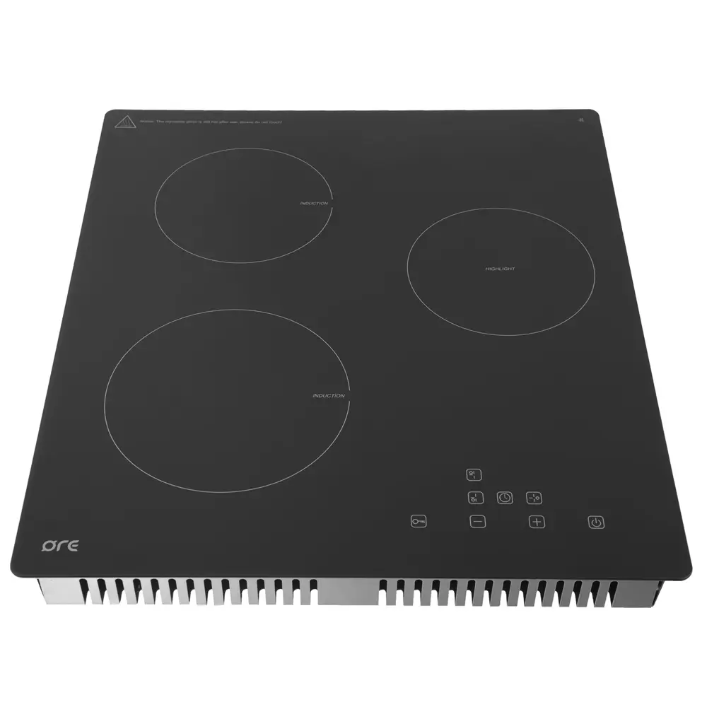 Варочная панель электрическая ORE IA45 3 конфорки, цвет чёрный STLM-2125302 - Вид №1