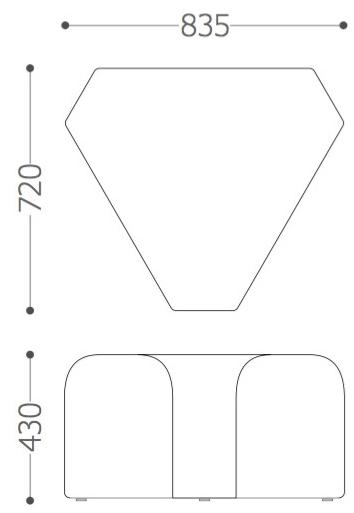 VAGHI Модульный пуф Modulia Mostf - Вид №5