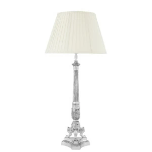 Настольная лампа Marchand от Eichholtz 109635 EICHHOLTZ ИНТЕРЬЕРНЫЕ 061724 Белый;хром