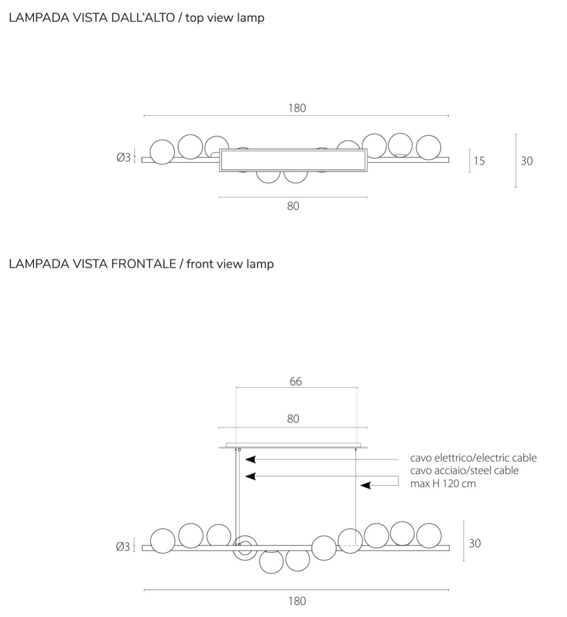 Окрашенный металлический подвесной светильник RIFLESSI ARCH-00151524 - Вид №3