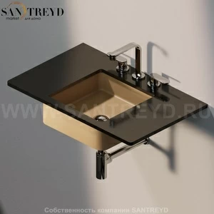 MW40SP9004 Накладная раковина под столешницу  квадратная Ceramica Flaminia Miniwash