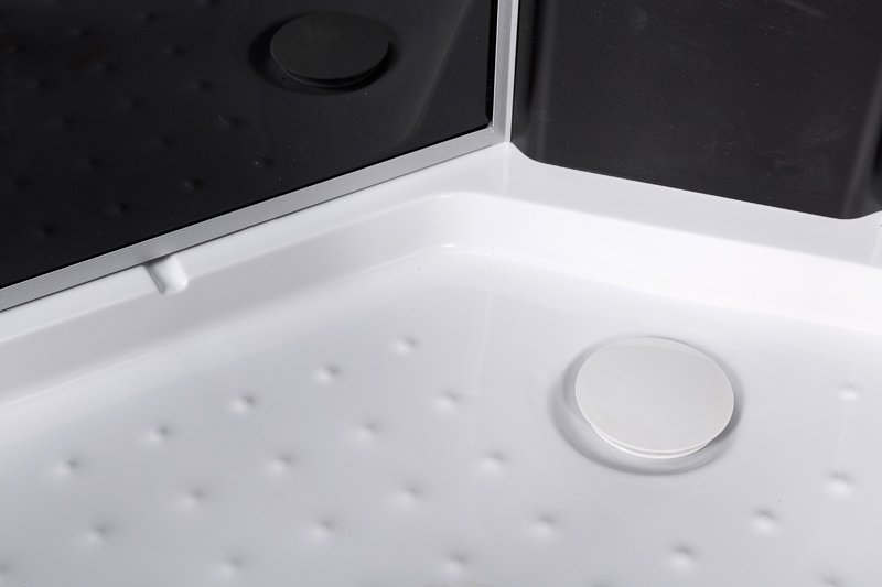 BМ4510 N с гидромассажем BLACK Душевая кабина DETO Серия ВМ L 809 N без крыши BLACK - Вид №4