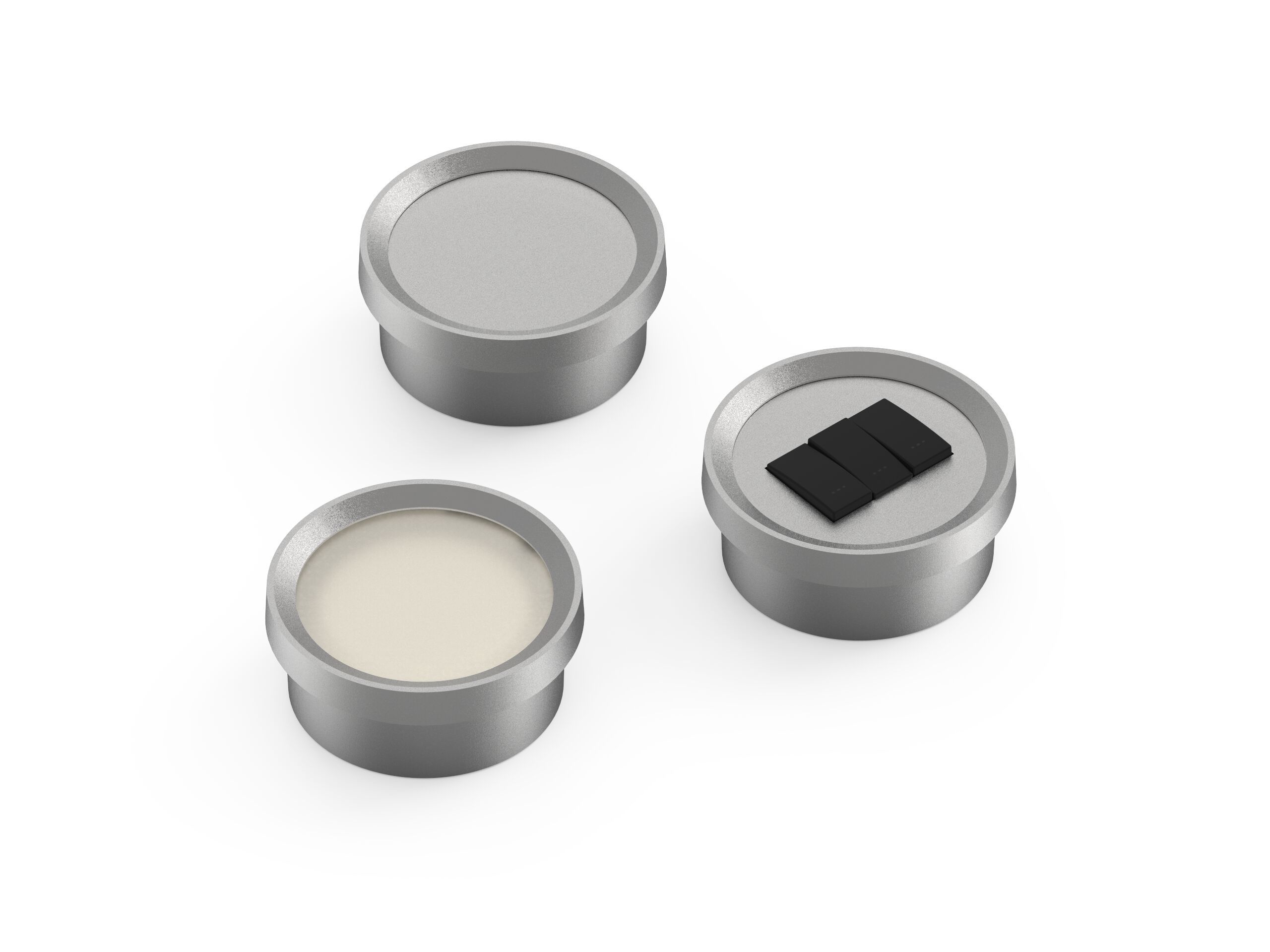 Натуральный алюминиевый светодиодный настенный светильник Genuit Silver ARCH-00051477 - Вид №2