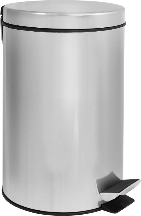 2565.068 Урна с механизмом поднятия крышки 12л 11312 нержав сталь 12 л Solinne