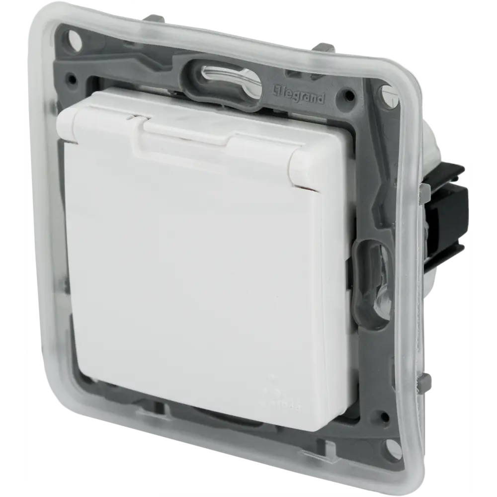 Розетка влагозащищенная Legrand Etika с заземлением IP44 82153420 STLM-0020573 - Вид №1