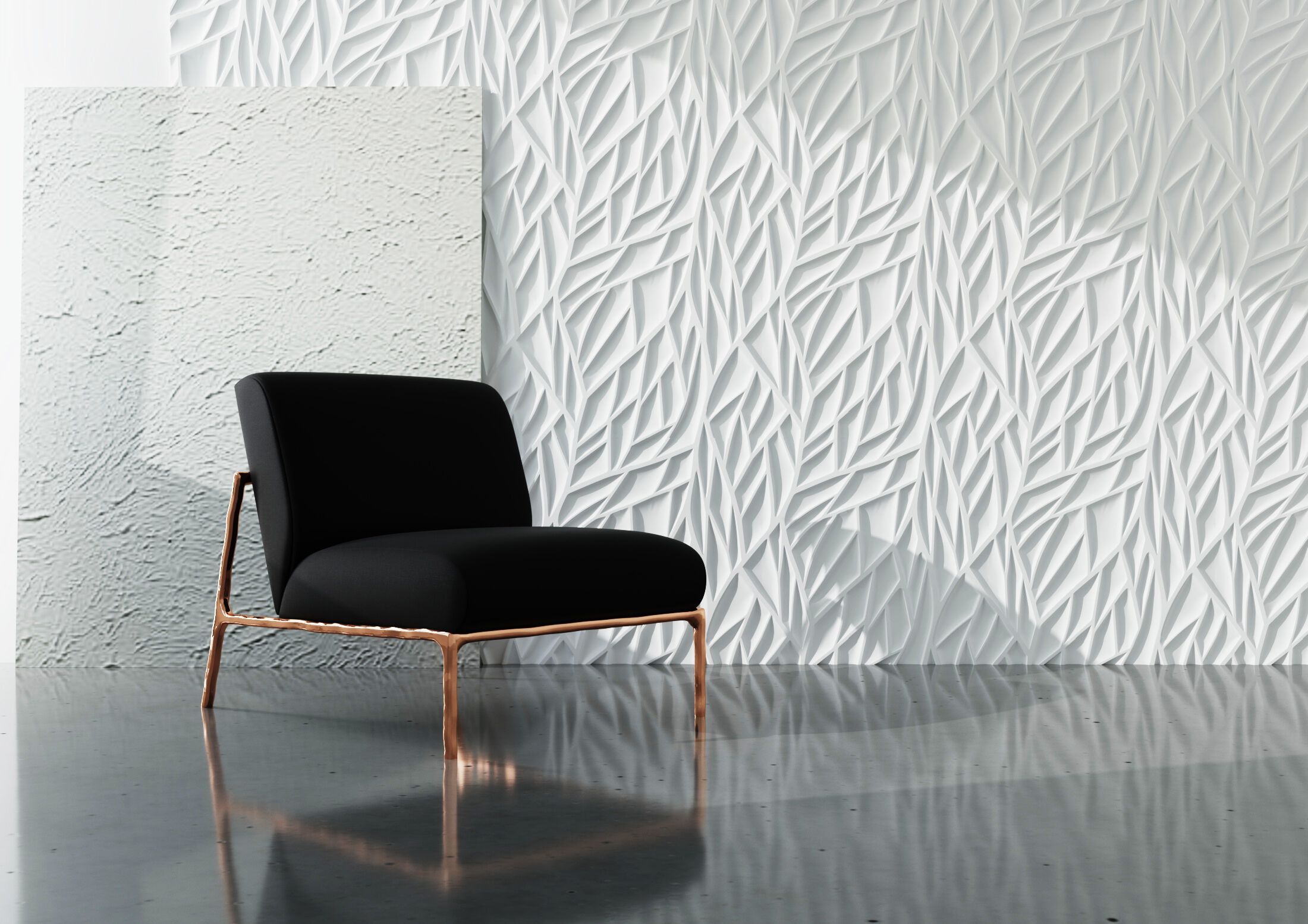 Трехмерное гипсовое покрытие WallDeco M-Modern ARCH-00111700 - Вид №3