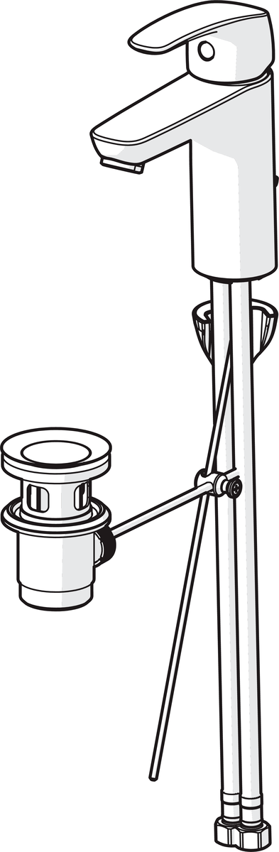 Oras 1005F Смеситель для умывальника 1005F Safira XL Хром  - Вид №2